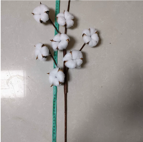 Artificial Cotton Stem for Decor