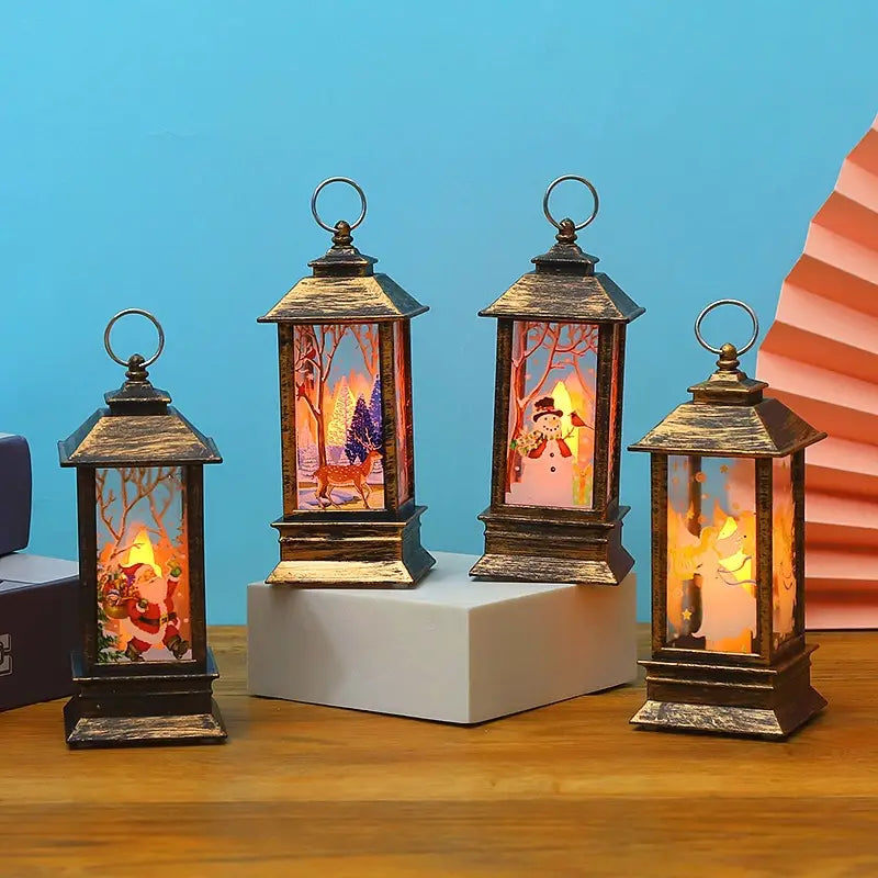 Vintage Lantern Christmas Decor