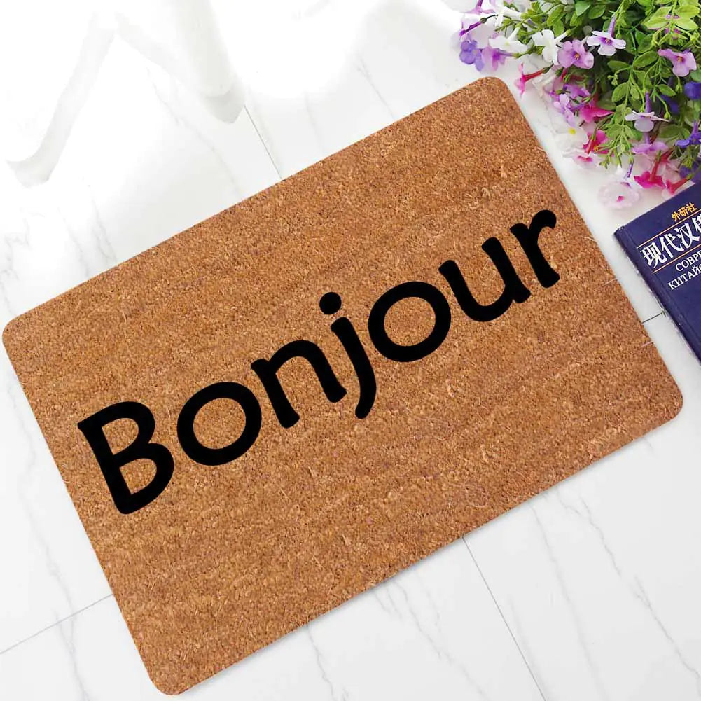 Tapis de porte en caoutchouc, absorbant l'eau et antidérapant