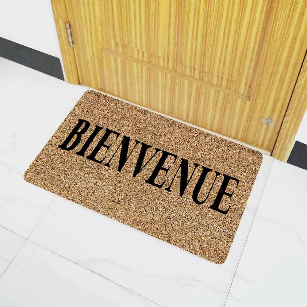 Tapis de porte en caoutchouc, absorbant l'eau et antidérapant