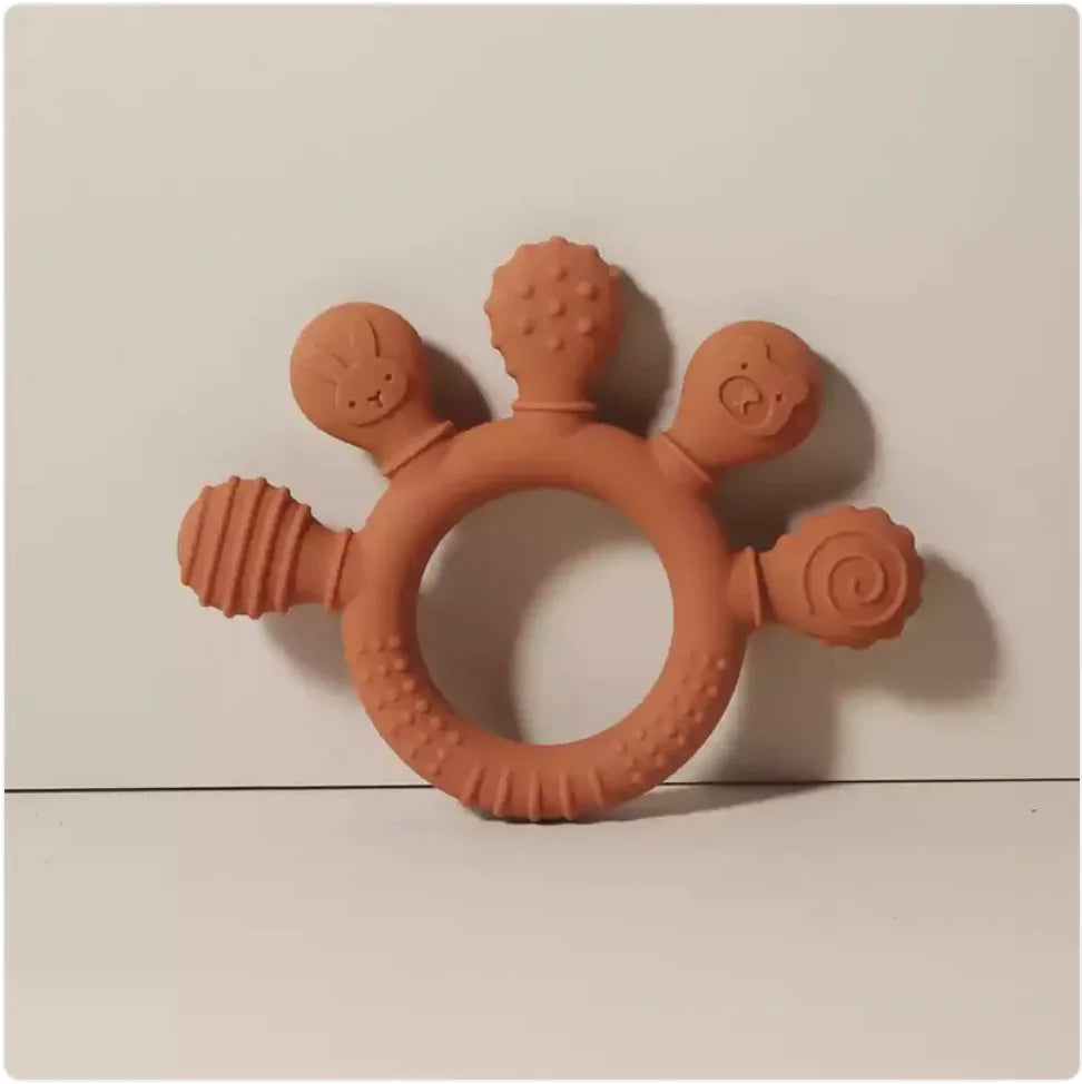 Silicone Baby Hand Teether