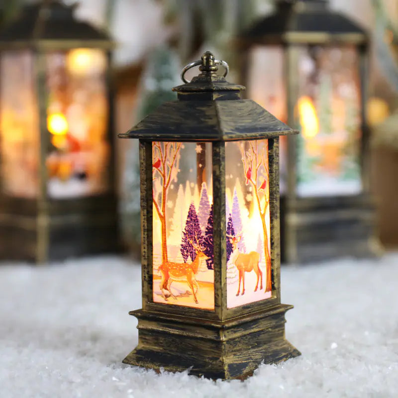 Vintage Lantern Christmas Decor